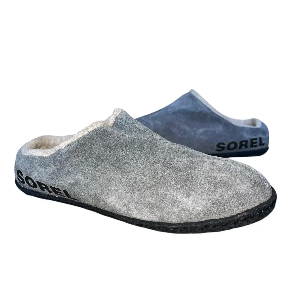 Sorel Youth Mules Suede Sherpa